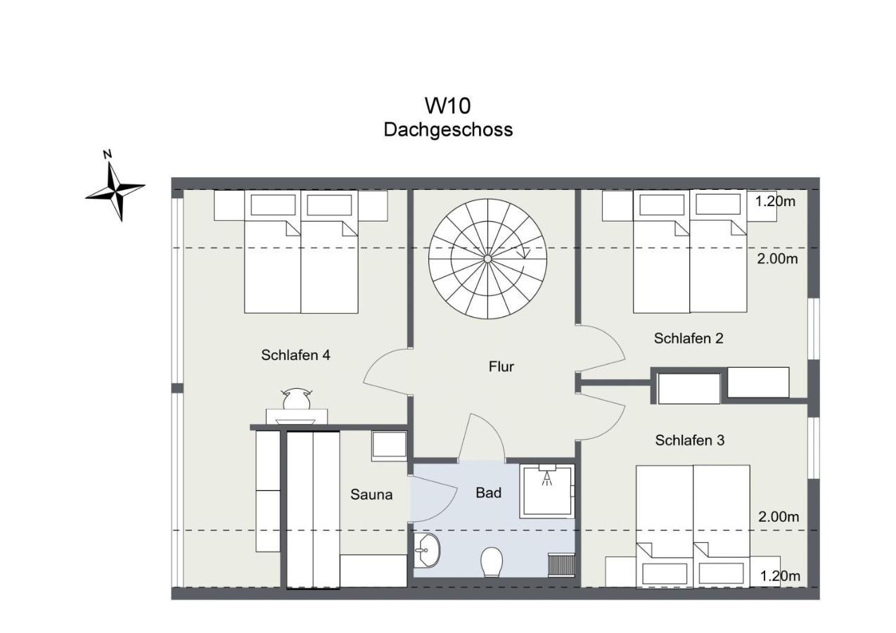 Ferienhaus Wiesengefluester W10 - Mit Sauna, Kamin Und Garten Röbel Kültér fotó