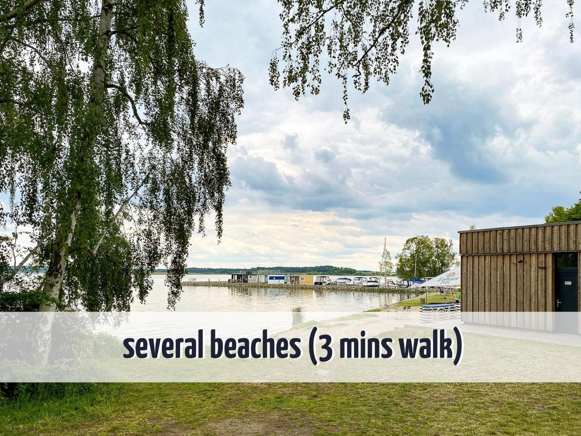 Ferienhaus Wiesengefluester W10 - Mit Sauna, Kamin Und Garten Röbel Kültér fotó